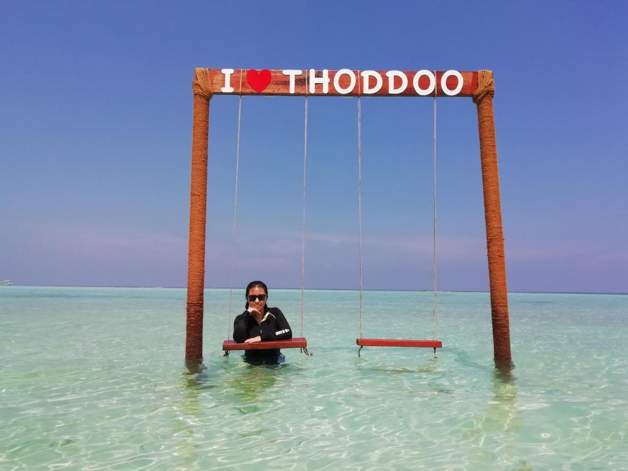 Aqua Oasis Hotel Thoddoo Exterior foto